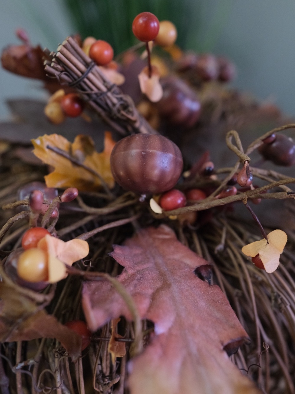 Rustic Grapevine Pumpkin Fall Harvest Centrepiece - Picture 7 of 10